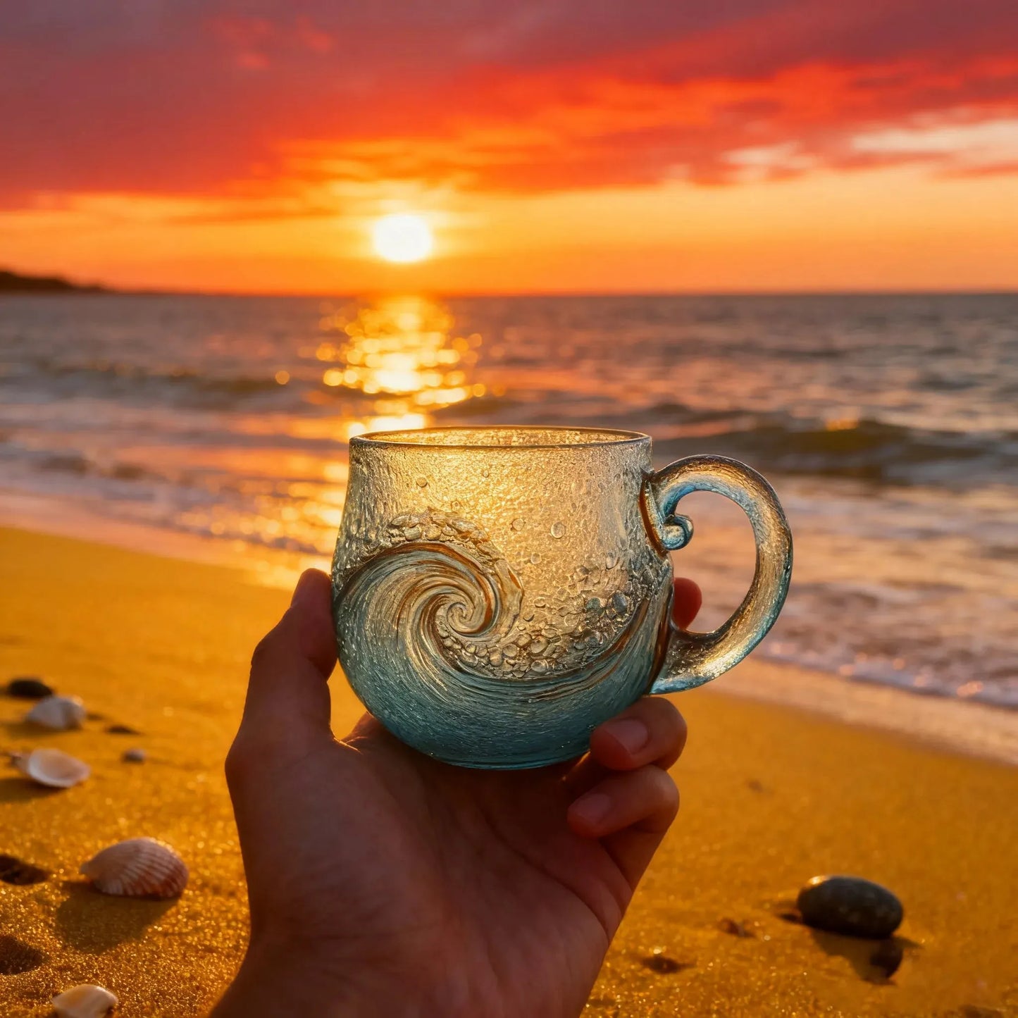 š
Sea Glass Sunset Mug