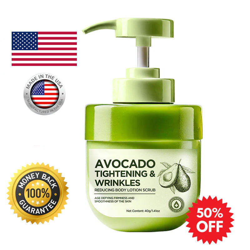Avocado Tightening & Wrinkles Reducing Body Lotion Scrub