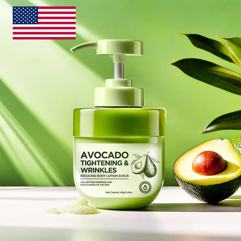 Avocado Tightening & Wrinkles Reducing Body Lotion Scrub