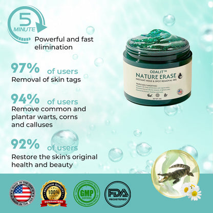 ✅Official Store: ODALIT™ Nature Erase Instant Mole & Spot Removal Gel