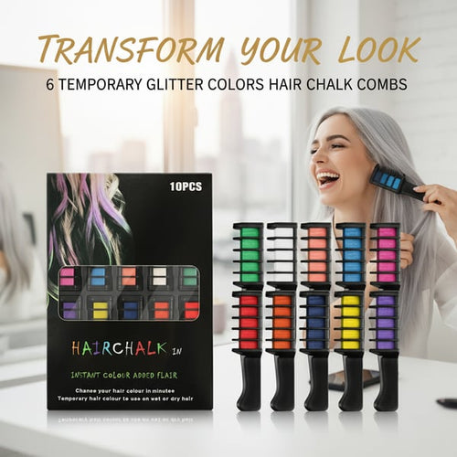 🎁Last Day Sale 49% OFF🔥-✨Festive Fun Hair Chalk Combs