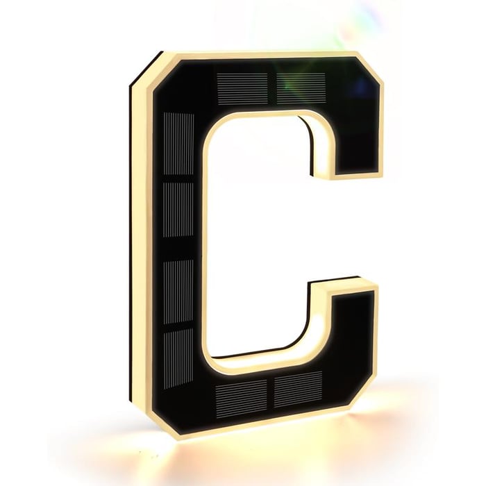 Wireless Solar Powered Lighted House Numbers – No Wires, No Installation Needed!