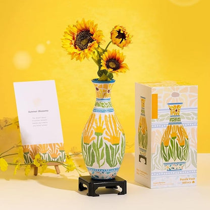 🎄Christmas DIY Magic! 3D Puzzle Vase – The Gift of Creativity & Beauty!