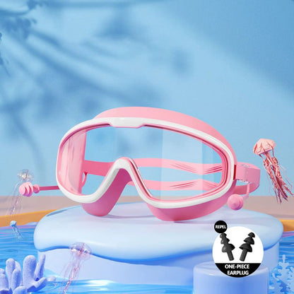 🔥Last Day Promotion 49% OFF-🔥HD children's large frame waterproof and anti-fog swimming goggles