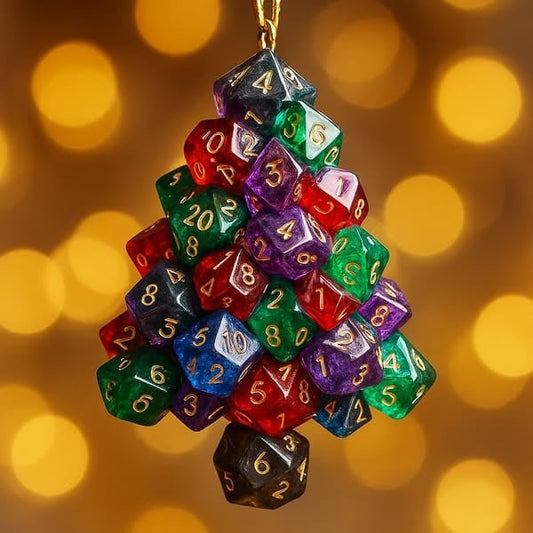 🔥Black Friday Sale - 49% OFF -D&D Dice Tree Christmas Ornament 🎲| Limited stock 🎄