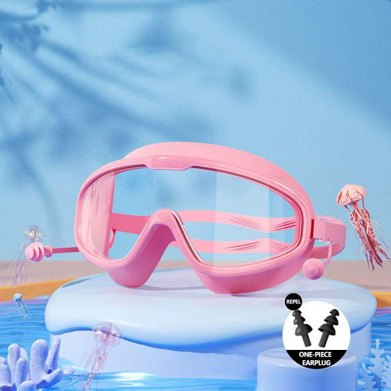 🔥Last Day Promotion 49% OFF-🔥HD children's large frame waterproof and anti-fog swimming goggles