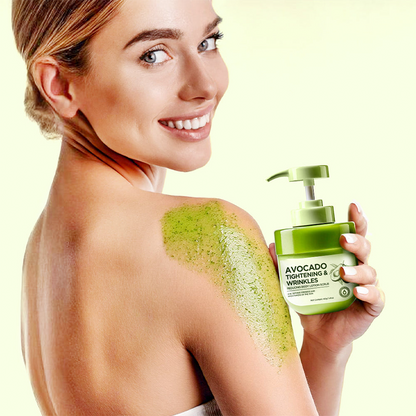 Avocado Tightening & Wrinkles Reducing Body Lotion Scrub
