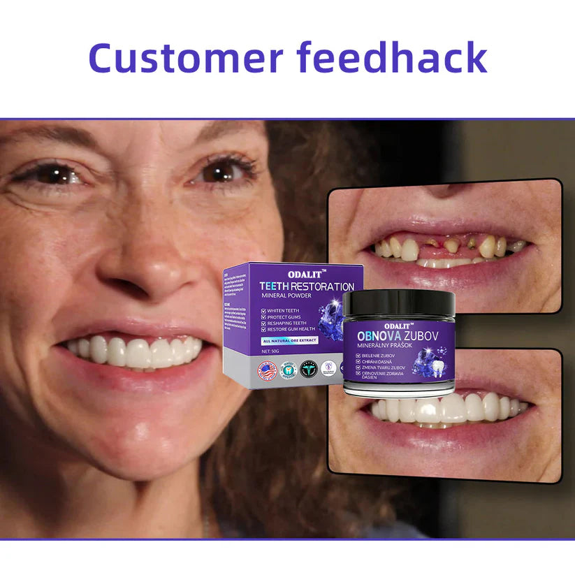 ODALIT™ TeethRestoration Mineral Powder🦷(ADA recommended) (🎁Flash Sale - Don’t Miss Out)