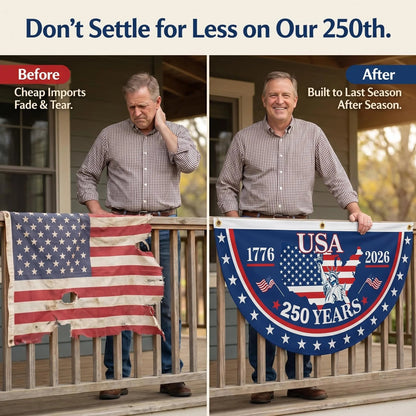 100% Veteran Owned / Handcrafted in USA-250th Anniversary Banners