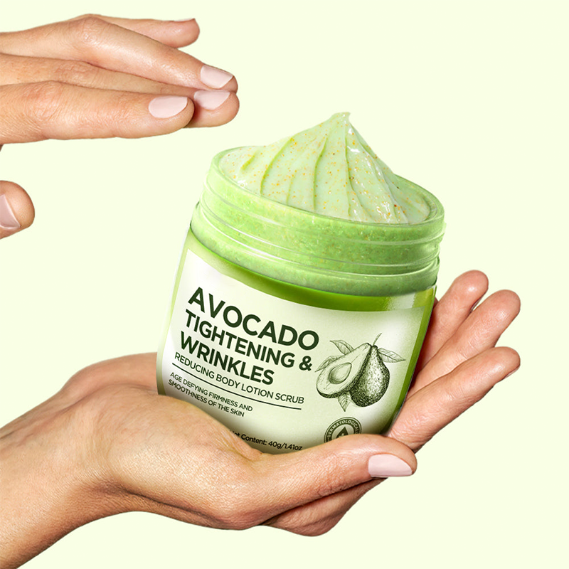 Avocado Tightening & Wrinkles Reducing Body Lotion Scrub