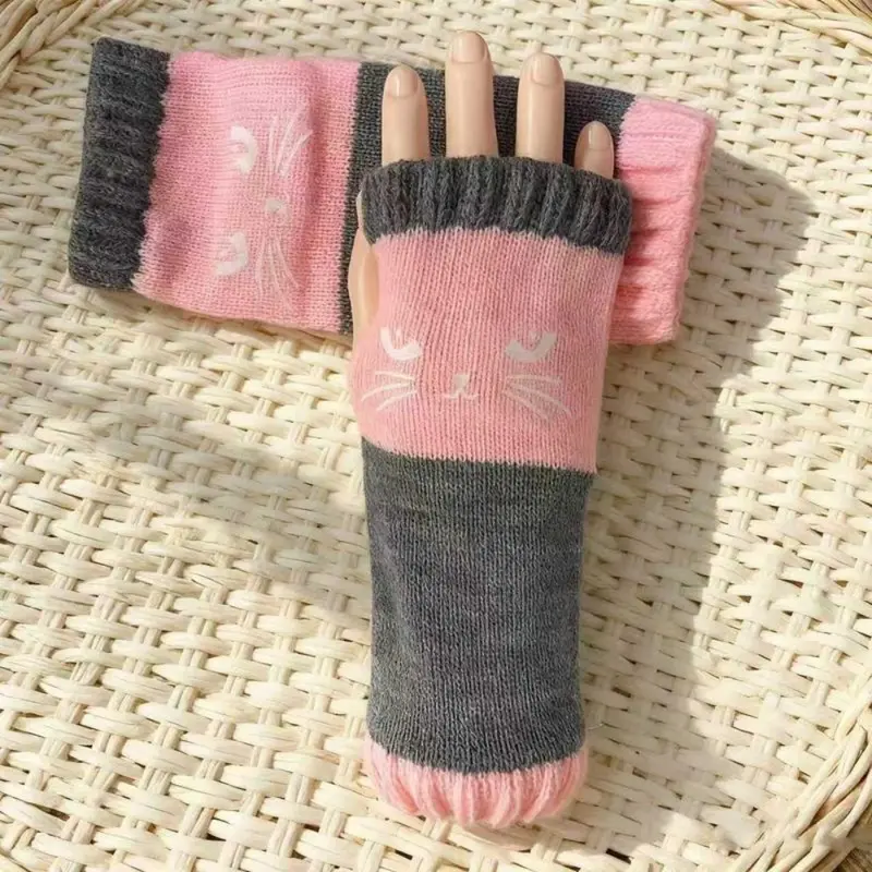 💥Buy 2 Get 1 Free — Cute Women’s Knitted Cat Gloves🐱