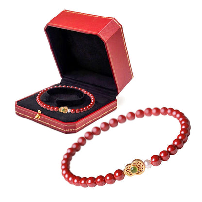 💲💲💲FengShui Calabash Cinnabar Bracelet-Attract Luck & Wealth ✨