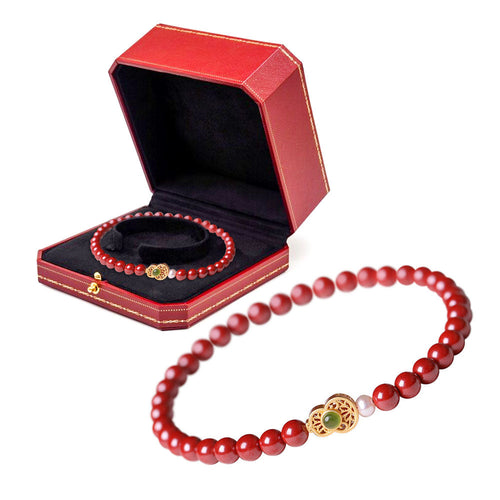 💲💲💲FengShui Calabash Cinnabar Bracelet-Attract Luck & Wealth ✨