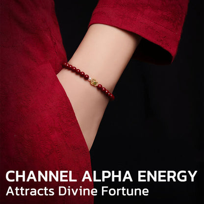 💲💲💲FengShui Calabash Cinnabar Bracelet-Attract Luck & Wealth ✨