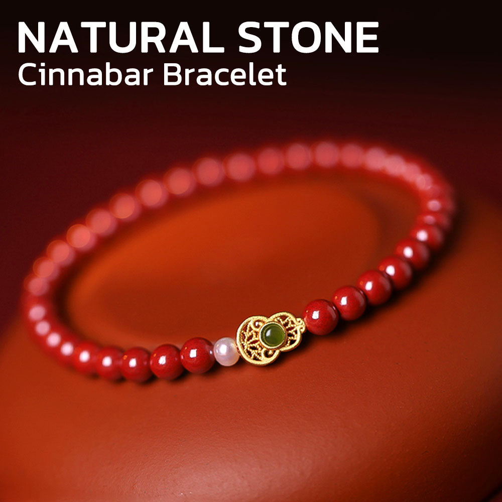 💲💲💲FengShui Calabash Cinnabar Bracelet-Attract Luck & Wealth ✨