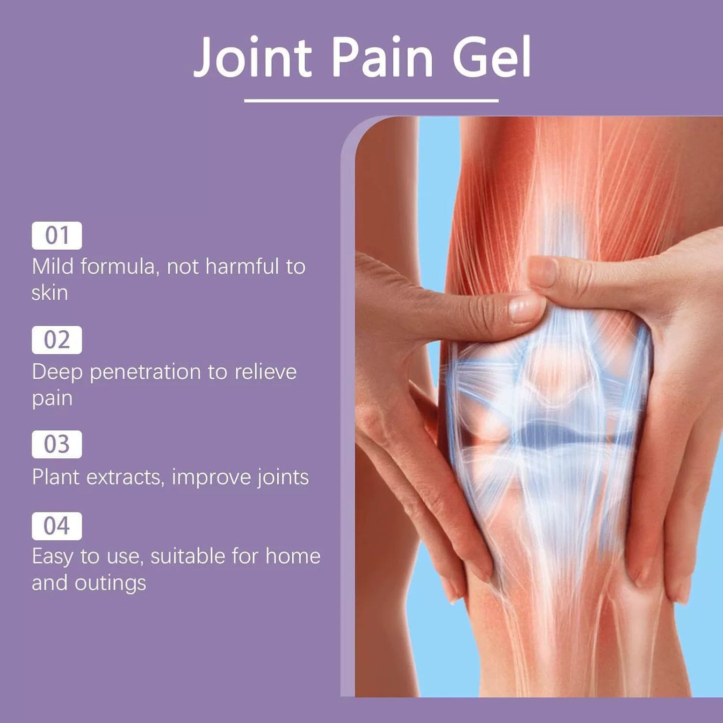 🔥Instant Pain Relief🔥Joint Pain Treatment Gel (Natural Herbal Ingredients for Joint Health and Pain Treatment)
