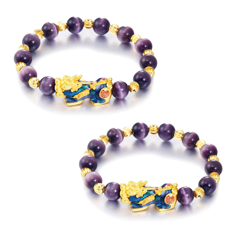 💴💴💴LBMLBM® FengShui Pi Xiu Amethyst Bracelet