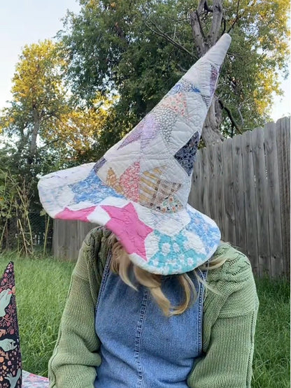 🧙The Quilted Witch Hat | Handcrafted Folk Art Hat