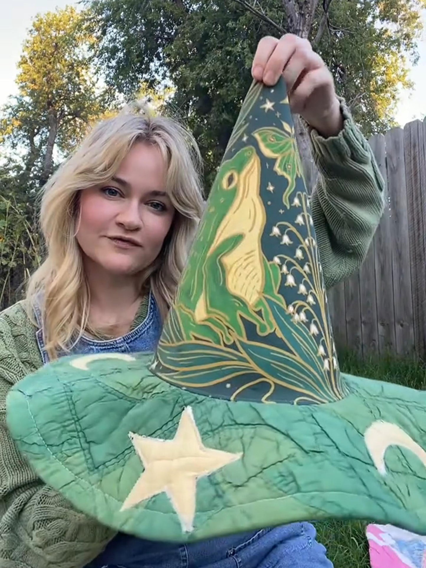 🧙The Quilted Witch Hat | Handcrafted Folk Art Hat