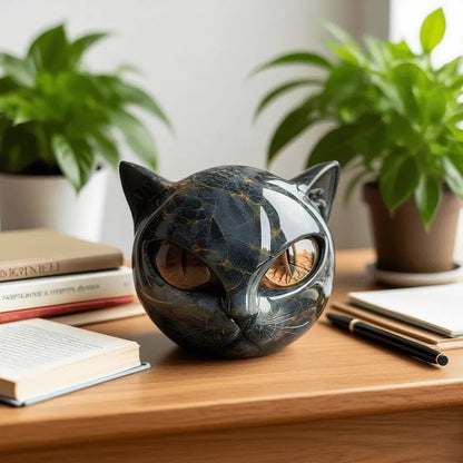 🎉Hot Sale 49% OFF🎉Luxury Black Cat Stone Sculpture