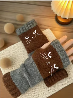 💥Buy 2 Get 1 Free — Cute Women’s Knitted Cat Gloves🐱