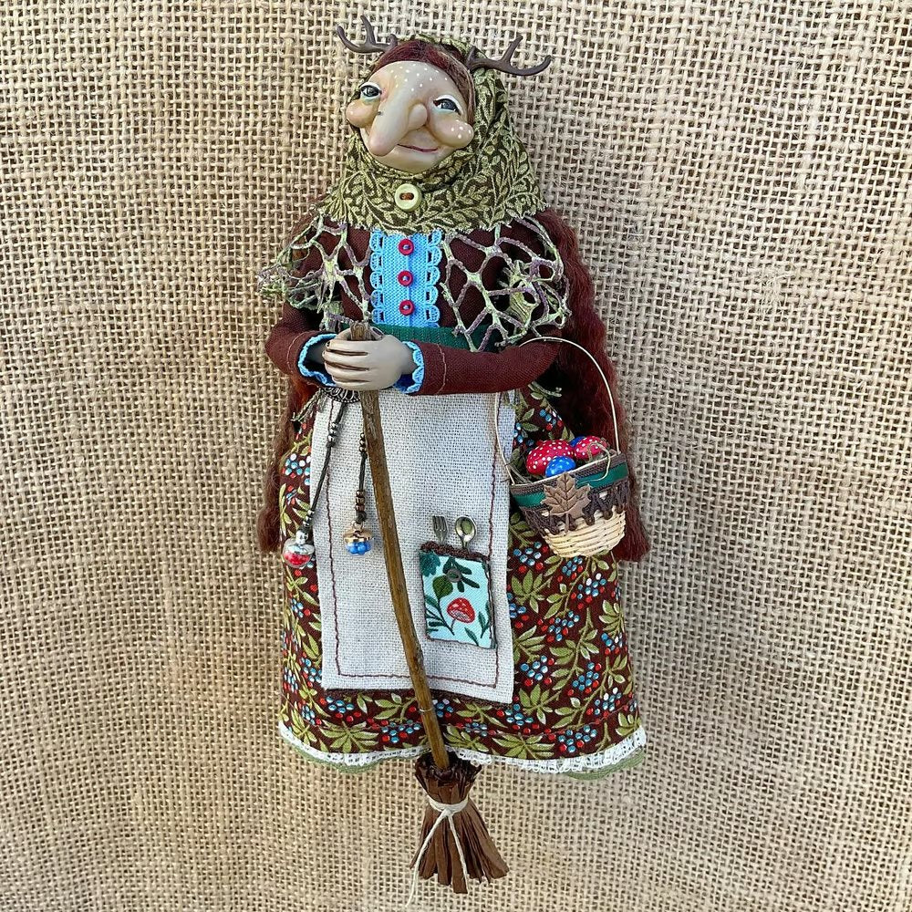 🔥 Handmade Kitchen Witch Doll🎁