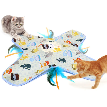 2 in 1 Hide and Seek Game Cat Toy