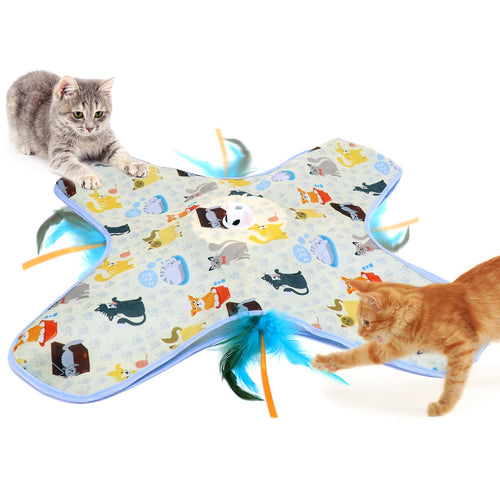 2 in 1 Hide and Seek Game Cat Toy