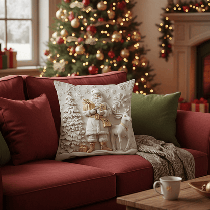 🎅🎁 Festive Christmas Cushion Cover